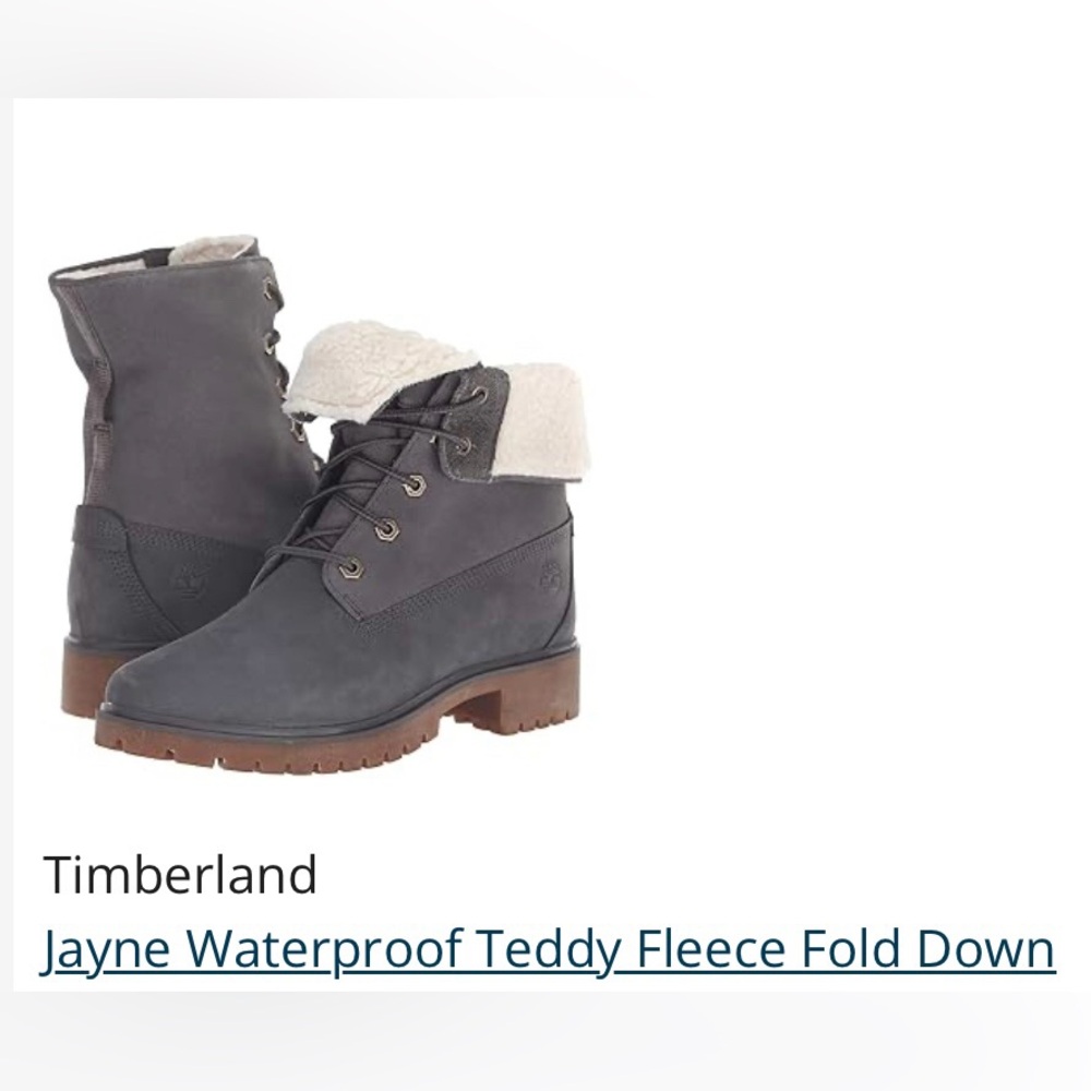 Timberland waterproof fleece fold down boots
